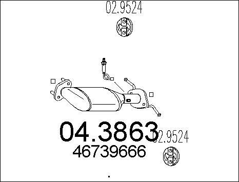 MTS 04.3863 - Catalyseur cwaw.fr