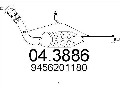 MTS 04.3886 - Catalyseur cwaw.fr