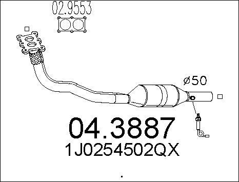 MTS 04.3887 - Catalyseur cwaw.fr