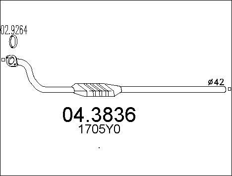 MTS 04.3836 - Catalyseur cwaw.fr