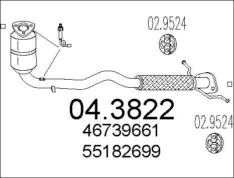 MTS 04.3822 - Catalyseur cwaw.fr