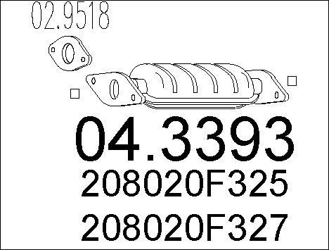 MTS 04.3393 - Catalyseur cwaw.fr