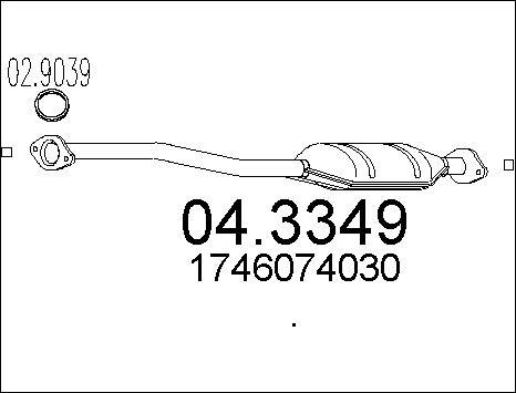 MTS 04.3349 - Catalyseur cwaw.fr