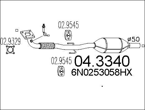 MTS 04.3340 - Catalyseur cwaw.fr