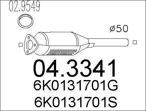 MTS 04.3341 - Catalyseur cwaw.fr