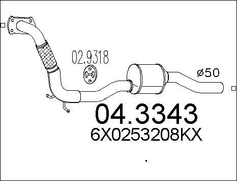 MTS 04.3343 - Catalyseur cwaw.fr