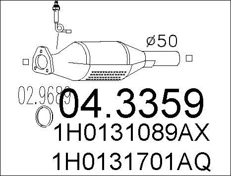 MTS 04.3359 - Catalyseur cwaw.fr