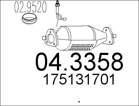 MTS 04.3358 - Catalyseur cwaw.fr