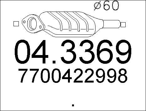 MTS 04.3369 - Catalyseur cwaw.fr