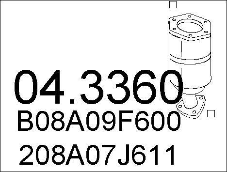 MTS 04.3360 - Catalyseur cwaw.fr