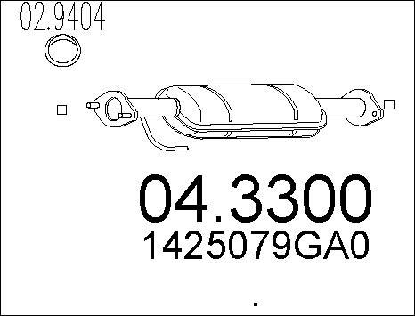 MTS 04.3300 - Catalyseur cwaw.fr