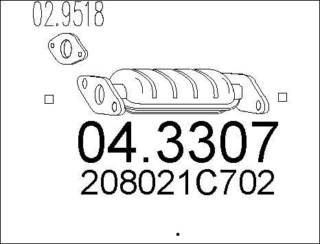 MTS 04.3307 - Catalyseur cwaw.fr