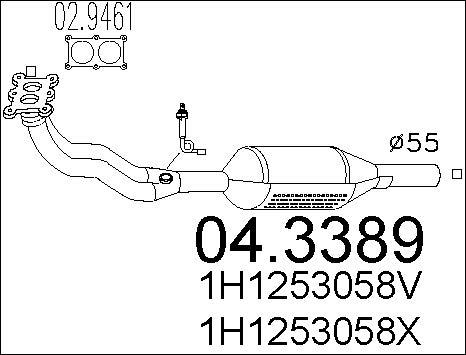 MTS 04.3389 - Catalyseur cwaw.fr