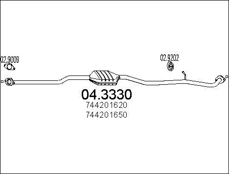 MTS 04.3330 - Catalyseur cwaw.fr