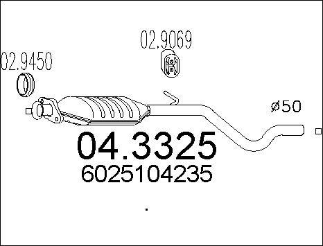 MTS 04.3325 - Catalyseur cwaw.fr