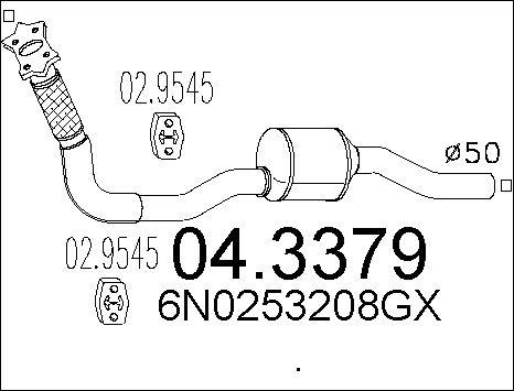 MTS 04.3379 - Catalyseur cwaw.fr