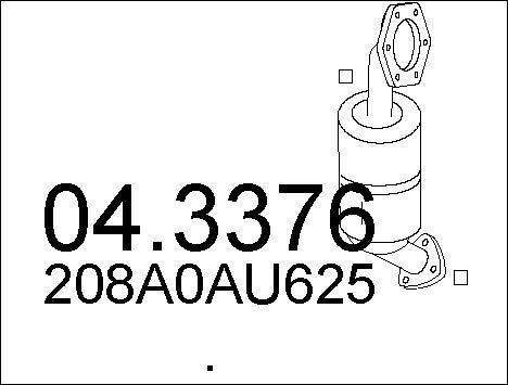 MTS 04.3376 - Catalyseur cwaw.fr