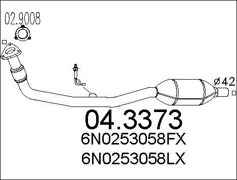 MTS 04.3373 - Catalyseur cwaw.fr