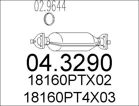 MTS 04.3290 - Catalyseur cwaw.fr