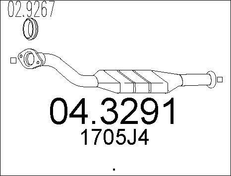 MTS 04.3291 - Catalyseur cwaw.fr