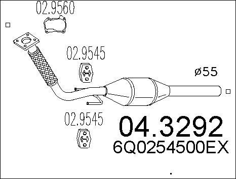 MTS 04.3292 - Catalyseur cwaw.fr