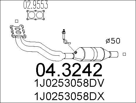 MTS 04.3242 - Catalyseur cwaw.fr