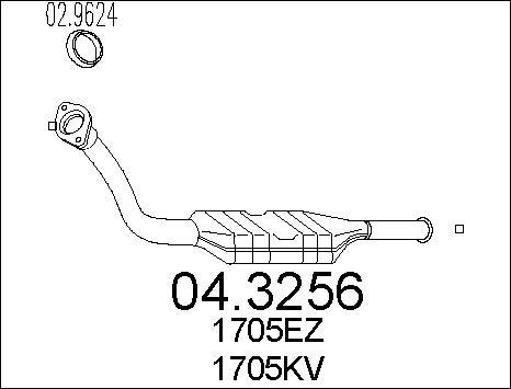 MTS 04.3256 - Catalyseur cwaw.fr