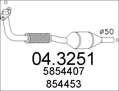 MTS 04.3251 - Catalyseur cwaw.fr