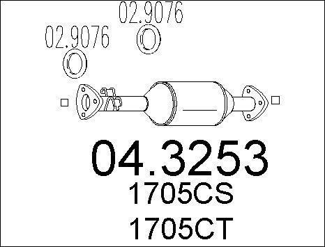 MTS 04.3253 - Catalyseur cwaw.fr