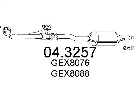 MTS 04.3257 - Catalyseur cwaw.fr