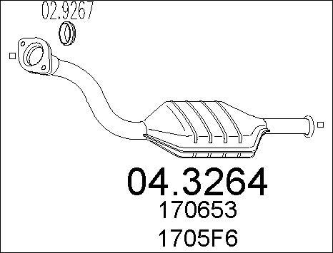 MTS 04.3264 - Catalyseur cwaw.fr