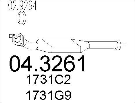 MTS 04.3261 - Catalyseur cwaw.fr