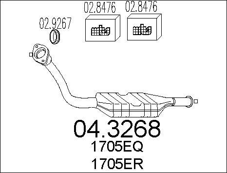 MTS 04.3268 - Catalyseur cwaw.fr