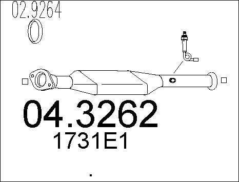 MTS 04.3262 - Catalyseur cwaw.fr