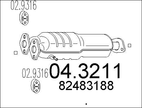 MTS 04.3211 - Catalyseur cwaw.fr