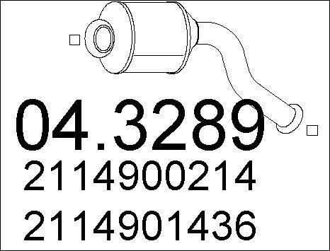 MTS 04.3289 - Catalyseur cwaw.fr