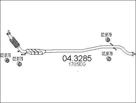 MTS 04.3285 - Catalyseur cwaw.fr