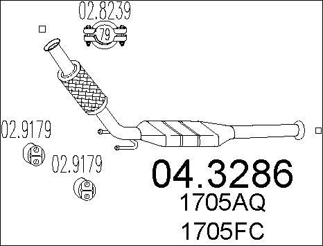 MTS 04.3286 - Catalyseur cwaw.fr