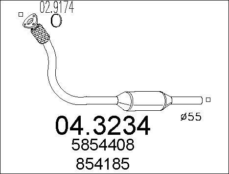 MTS 04.3234 - Catalyseur cwaw.fr