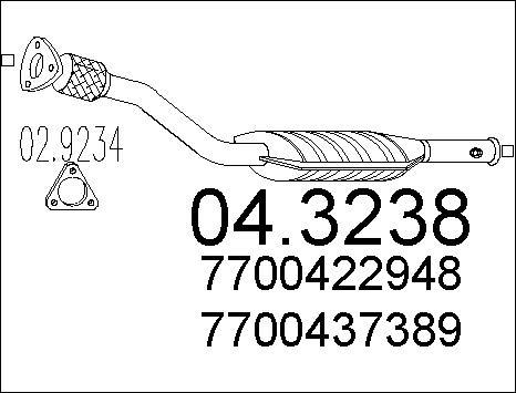 MTS 04.3238 - Catalyseur cwaw.fr