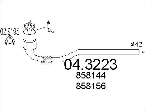 MTS 04.3223 - Catalyseur cwaw.fr