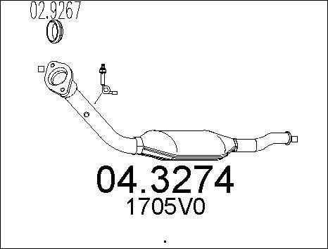 MTS 04.3274 - Catalyseur cwaw.fr