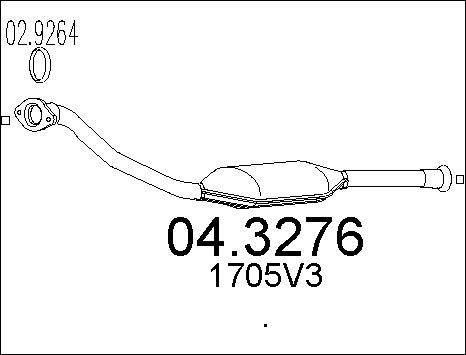 MTS 04.3276 - Catalyseur cwaw.fr