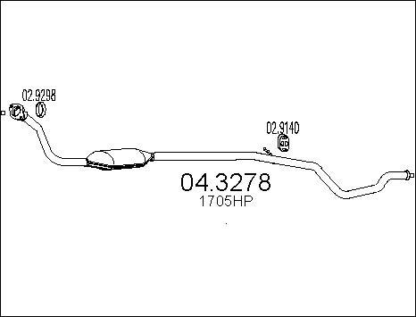 MTS 04.3278 - Catalyseur cwaw.fr