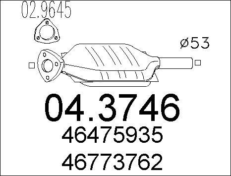 MTS 04.3746 - Catalyseur cwaw.fr