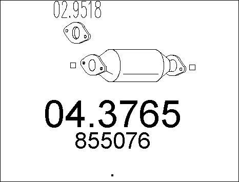 MTS 04.3765 - Catalyseur cwaw.fr