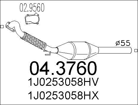 MTS 04.3760 - Catalyseur cwaw.fr