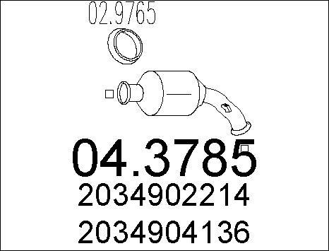 MTS 04.3785 - Catalyseur cwaw.fr