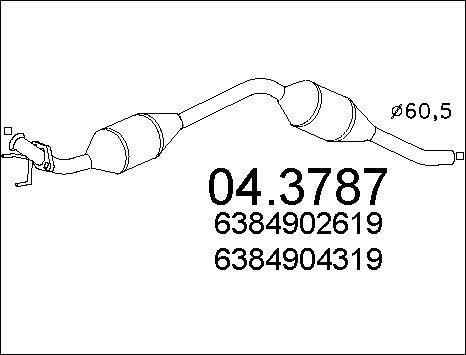 MTS 04.3787 - Catalyseur cwaw.fr