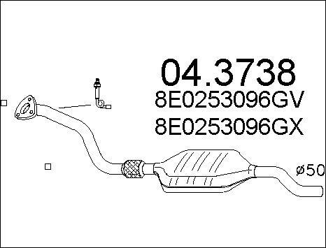 MTS 04.3738 - Catalyseur cwaw.fr